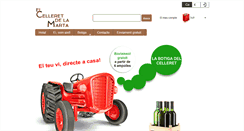 Desktop Screenshot of elcelleretdelamarta.com